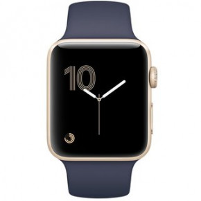 - Apple Watch Series 2 42  Gold Aluminum Case with Midnight Blue Sport Band (MQ152) 3