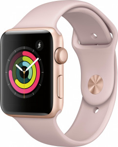 - Apple Watch Series 3 GPS 42mm Gold Aluminium Case with Pink Sand Sport Band (MQL22FS/A) 3