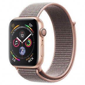 - Apple Watch Series 4 GPS 44mm Gold Alum. w. Pink Sand Sport l. Gold Alum. (MU6G2)
