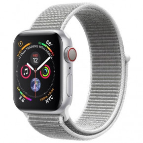  - Apple Watch Series 4 GPS 44mm Silver Alum. w. Seashell Sport l. Silver Alum. (MU6C2) (0)