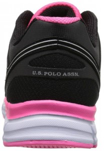   U.S. Polo Assn Lydia (40UA 10US 27) Black/Hot Pink/White 6