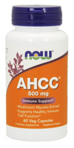   NOW AHCC 500 mg Veg Capsules 60  (4384301176)
