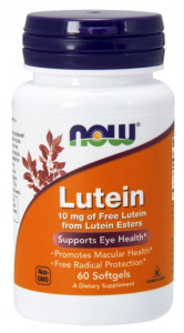   NOW Lutein 10 mg Softgels 60  (4384301213)
