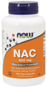   NOW NAC 600 mg Veg Capsules 100  (4384301218)