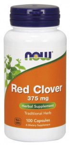   NOW Red Clover 375 mg Capsules 100  (4384301229)