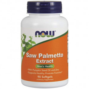   NOW Saw Palmetto Extract 80 mg Softgels 90  (4384301416)
