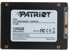  SSD Patriot SATA2.5 120GB MLC/FLARE PFL120GS25SSDR 6