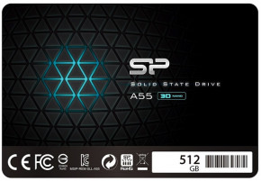  SSD Silicon Power 512Gb SATAIII TLC (SP512GBSS3A55S25)