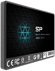  SSD Silicon Power 512Gb SATAIII TLC (SP512GBSS3A55S25) 3