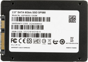  SSD- A-Data 2.5 120GB SP580 (ASP580SS3-120GM-C) (1)