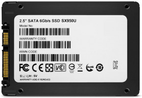  SSD A-Data 2.5 SATA 480Gb XPG SX950U (ASX950USS-480GT-C) 6