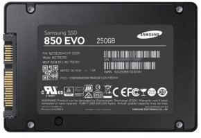SSD- Samsung 850 Evo-Series 250GB 2.5 SATA III TLC (MZ-75E250BW) 3