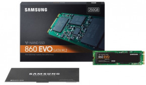  SSD  Samsung 860 Evo 250GB M.2 SATA MLC (MZ-N6E250BW) (4)