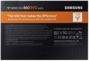  SSD  Samsung 860 Evo 250GB mSATA MLC (MZ-M6E250BW) (5)