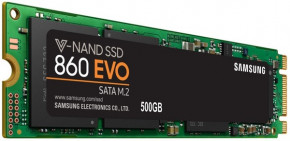  SSD  Samsung 860 Evo 500GB M.2 SATA MLC (MZ-N6E500BW) (2)