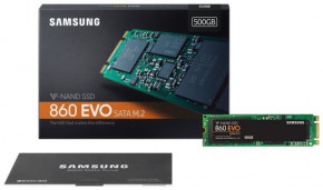  SSD  Samsung 860 Evo 500GB M.2 SATA MLC (MZ-N6E500BW) (4)