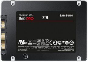SSD  Samsung 860 Pro 2TB SATAIII MLC (MZ-76P2T0BW) 3