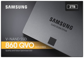  SSD Samsung 860 QVO 2TB SATAIII 3D NAND QLC (MZ-76Q2T0BW) 7