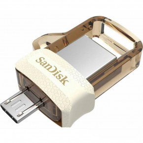   SanDisk 32GB USB 3.0 Ultra Dual Drive m3.0 OTG White-Gold (SDDD3-032G-G46GW) (0)