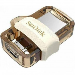  SanDisk 32GB USB 3.0 Ultra Dual Drive m3.0 OTG White-Gold (SDDD3-032G-G46GW) 3