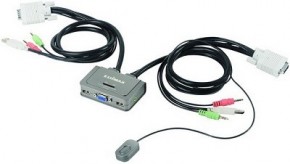   KVM  Edimax KVM 2PORT USB (W/CAB/EK-2U2CA)