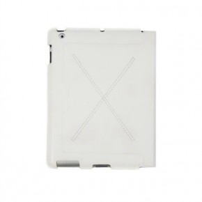 -  iPad 4/3/2 Dublon Leatherworks Smart Perfect Case Executive White (SPC-ID3-EWH) 3