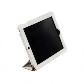 -  iPad 4/3/2 Dublon Leatherworks Smart Perfect Case Executive White (SPC-ID3-EWH) 4