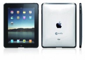  Macally Metrol-Pad Clear protective snap-on case w silicon grip for iPad