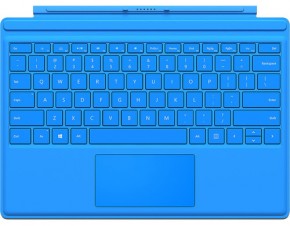 - Microsoft Surface Pro 4 Type Cover (QC7-00002) Bright Blue