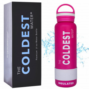  The Coldest Water Stainless Steel Ice Cold 600ml Athletic Pink