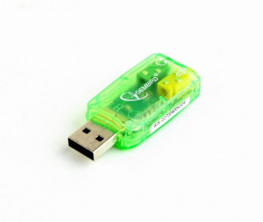   Gembird SC-USB-01 USB2.0-Audio Green  (1)