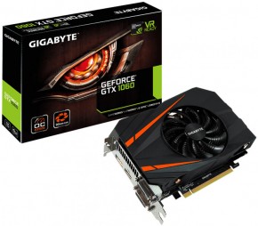  Gigabyte PCI-Ex GeForce GTX 1060 Mini ITX OC 6GB GDDR5 192bit (GV-N1060IXOC-6GD) 6
