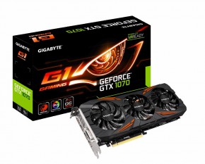  Gigabyte PCI-Ex GeForce GTX 1070 G1 Gaming 8192MB GDDR5 (256bit) (GV-N1070G1 GAMING-8GD) 7