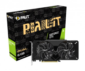  Palit GeForceGTX 1660 Ti 6GB GDDR6 Dual (NE6166T018J9-1160A)