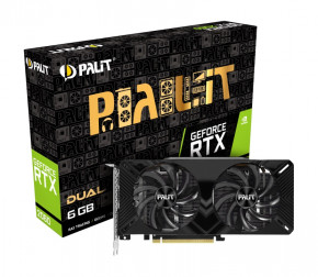   Palit GeForceRTX 2060 6GB GDDR6 Dual (NE62060018J9-1160A) (0)