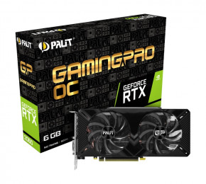 Palit GeForce RTX 2060 6GB GDDR6 GamingPro OC (NE62060T18J9-1062A)