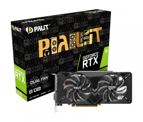  Palit GeForce RTX 2070 Dual (NE62070015P2-1062A)