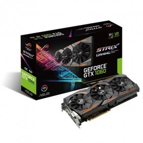  Asus PCI-Ex GeForce GTX 1060 ROG Strix 6GB GDDR5 192bit (Strix-GTX1060-O6G-Gaming) 10