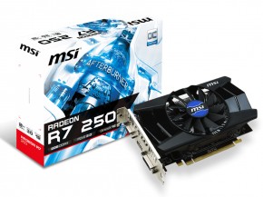  MSI AMD PCI-E R7 250 2GD3 OCV1 (912-V301-015) 5