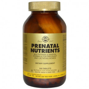   Solgar Prenatal Multivitamin Mineral 240  (4384300771) (0)