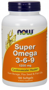  NOW Super Omega 3-6-9 Softgels 180  (4384301036)