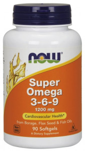  NOW Super Omega 3-6-9 Softgels 90  (4384301035)