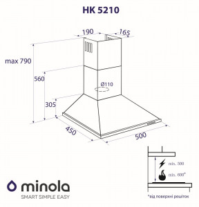  Minola HK 5210 BL 650 8