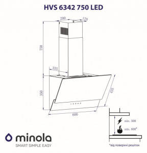  Minola HVS 6342 BL 750 LED 5