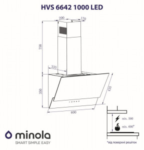  Minola HVS 6642 BL 1000 LED 9