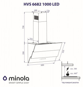  Minola HVS 6682 BL 1000 LED 10