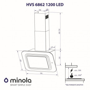  Minola HVS 6862 BL/I 1200 Led 8