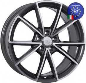  WSP Italy AUDI 8,5x19,0 AIACE W569 AU12 5X112 36 57,1 ANTHRACITE POLISHED (8V0601025AT)