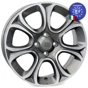   WSP Italy FIAT 6.0x16.0 EVO W163 FI98 4X098  45 58,1 ANTHRACITE POLISHED (51842693) (0)