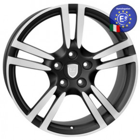  WSP Italy PORSCHE 11.020 SATURN W1054 5x130  68 71,6 DULL BLACK POLISHED (97036217806 (Front) 97036219201(Rear))